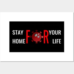 Stay Home Posters and Art